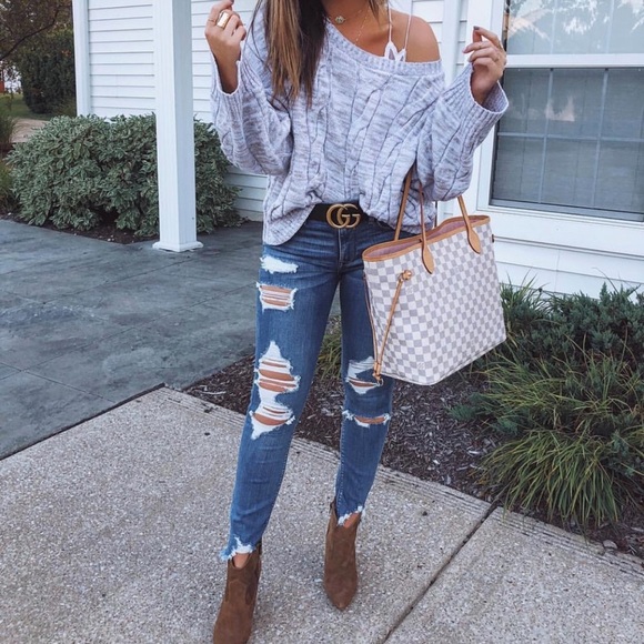 Cable Knit Wide Sleeve Pullover Sweater - Picture 3 of 6